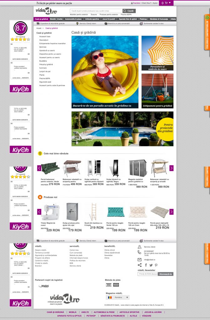 website-vida-xl-romania